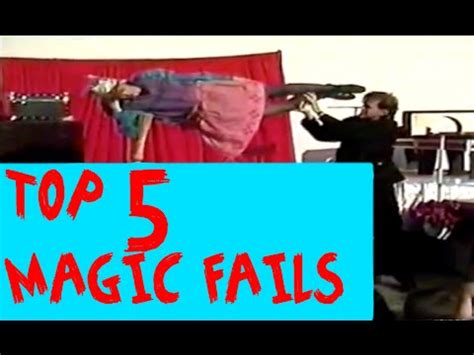 The Impact of Magic Fails on a Magician's Career